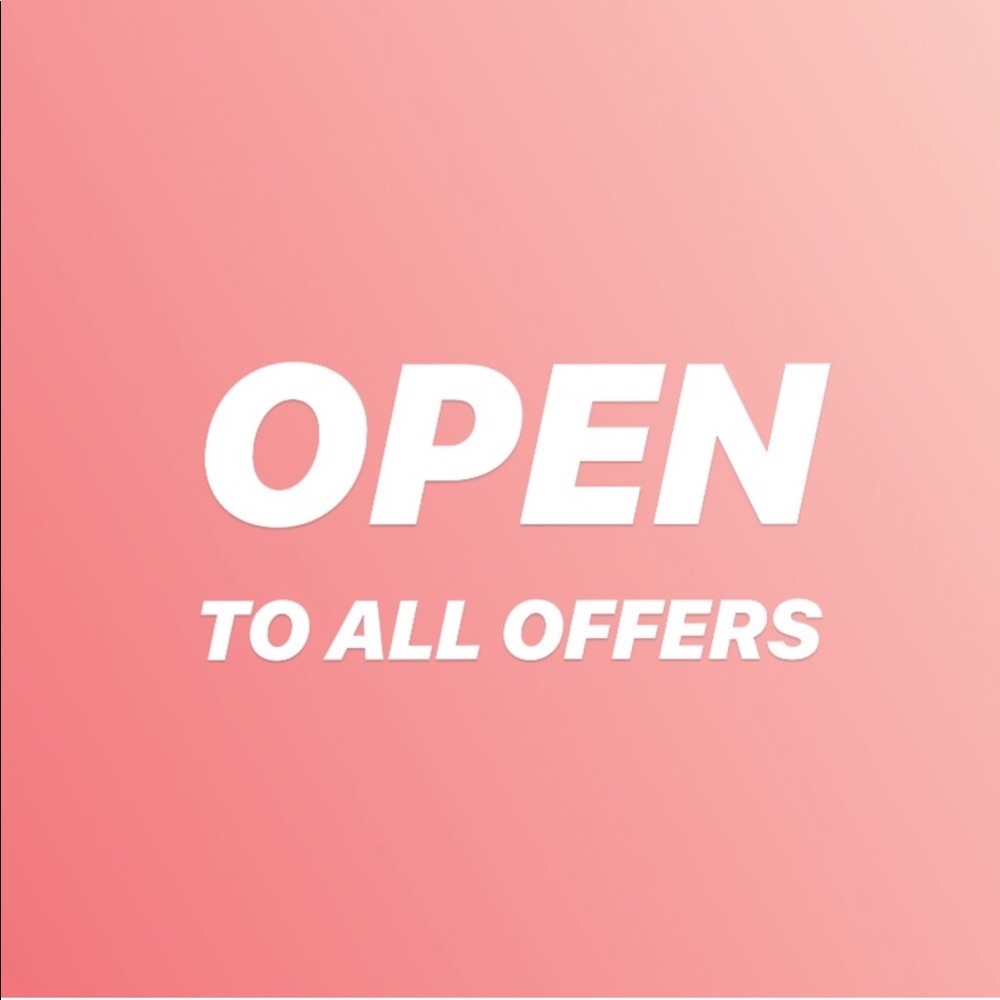 All reasonable offers will be considered!